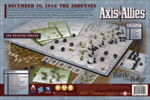 axis and allies battle of the bulge achterkant doos